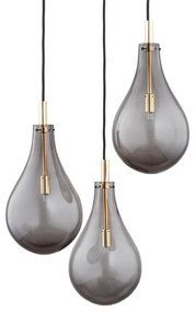 Argon 6105 - Csillár zsinóron OAKLAND 3xG9/6W/230V fekete