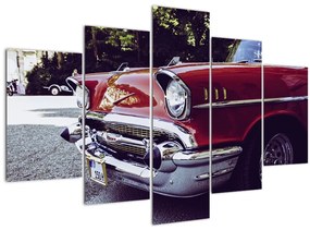 Egy régi autó képe (150x105 cm)