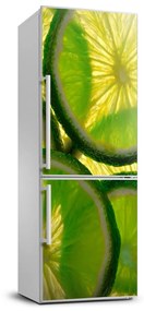Hűtőre ragasztható matrica Lime szeletek FridgeStick-70x190-f-81010736
