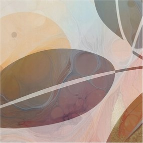 Design fotótapéta Flizelin falra Harmonikus levelek 250x250 Ragasztó