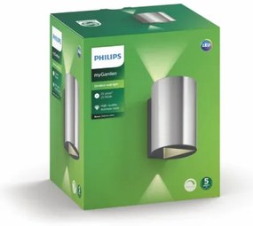 Philips 17357/47/P0 - LED Kültéri fali lámpa BUXUS 2xLED/4,5W IP44