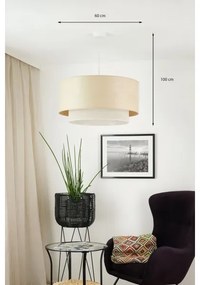 Brilagi - ARIZONA BOHO függeszték 1xE27/15W/230V, 60 cm, bézs/fehér