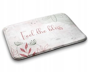 Trendi fürdőszobaszőnyeg Pasztell Virágok 75x45 cm