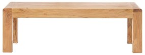 Tömör akácfa dohányzóasztal mézszínű felülettel 110x60x35 cm