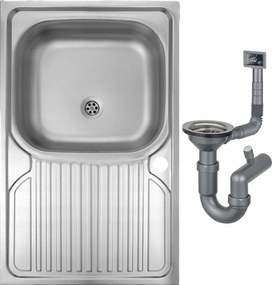 Egymedencés Konyhai Mosogató 80x50 Csaplyuk