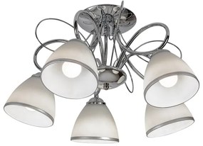 Brilagi - Felületre szerelt csillár FRED 5xE27/60W/230V átm. 59 cm fényes króm