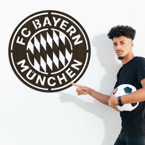 DUBLEZ | Fából készült logó - FC Bayern München