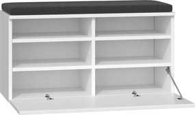 Riva cipősszekrény, fehér