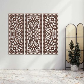 Faldekoráció háromrészes mandala panel | AURELIA