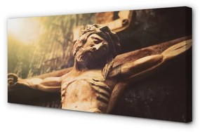 Canvas képek Jézus fából 100x50 cm