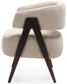 Bézs design fotel MIZU