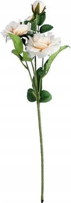 Mesterséges Kamélia Ág Krém Dekoráció Váza 54 cm