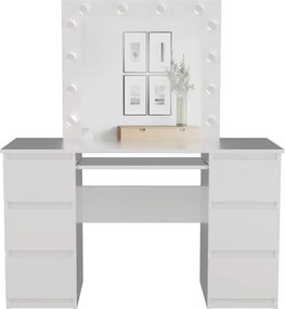 Marina fésülködő asztal, fehér