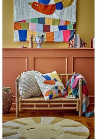 Bézs-borostyán színű gyapjú gyerek szőnyeg ø110 cm Sun – Bloomingville Mini