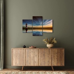 Világítótorony a tengeren (90x60 cm)