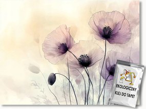 Fotótapéta Flizelina Absztrakt Természet Kert Pipacs Virágok 416x254 ragasztó