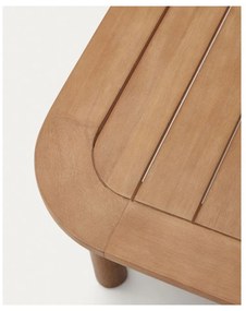 Natúr színű eukaliptusz dohányzóasztal 89x140 cm Sacova – Kave Home