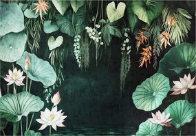 Fotótapéta Egzotikus kert az otthonodban vinil 312x219 +ragasztó