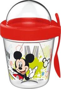 Disney Mickey Fun pohár snack tartó fedéllel és kanállal 350 ml