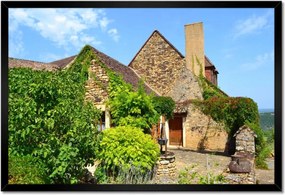 Poszterek keretben 60x40 Provence házikó