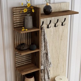 Viyana D - Walnut, Travertine