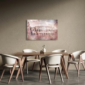 Kép - Vintage képeslap a városról N⁰2 (90x60 cm)
