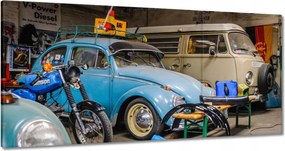 Vászonkép 60x30 Garázs szerelő