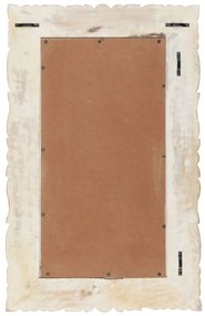 fehér tömör mangófa tükör 80 x 50 cm