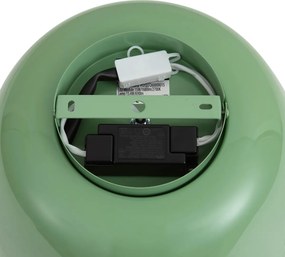 Retro mennyezeti lámpa zöld színben, fehér belsővel - Vera