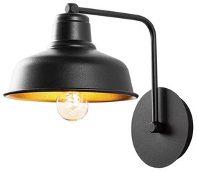 Fekete fali lámpa Berceste – Opviq lights