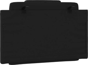 fekete műbőr fejtámla párna Viana 80 cm