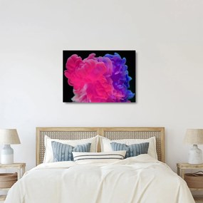 Absztrakciós kép (üvegen) (70x50 cm)