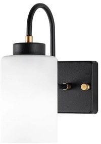 Fekete-fehér fali lámpa ø 10 cm Duzsuz – Opviq lights