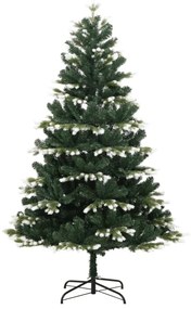csuklópántos műkarácsonyfa hóval 150 cm