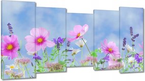 Vászonkép 150x80 Finom virágok