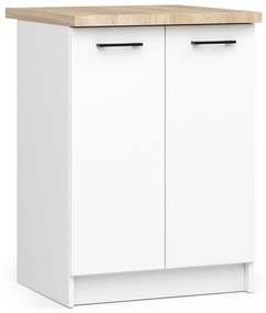 Alsó konyhaszekrény Ozara S60 2D (fehér). 1069129