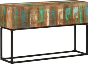vidaXL tömör újrahasznosított fa tálalóasztal 120 x 30 x 75 cm
