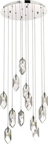 Dar Lighting CRYSTAL CRY1250 Függőlámpa 12x2W/G4/LED