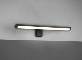 Matt fekete LED fali lámpa (hosszúság 40 cm) Lino – Trio