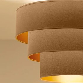 BRILAGI - Felületre szerelhető csillár LUNETA 1xE27/60W/230V Ø 40 cm bézs/arany
