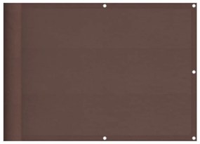 barna 100% oxford poliészter erkélyparaván 75 x 700 cm