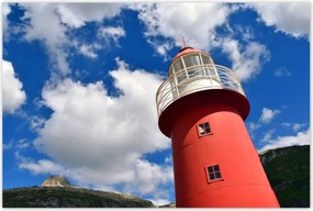 Poszterek 120x80 Piros világítótorony