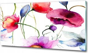 Fotótapéta falra edzett üveg Bazsarózsa 100x70