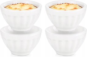 Porcelán Snack Tálak Mártogatós Szószokhoz 4 Db-os Szett