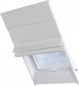 Kész redőny Rimini tetőtéri ablakra 50x60cm fehér