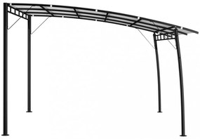 krémszínű kerti napellenző 4 x 3 x 2,55 m