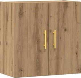 vidaXL kézműves tölgy színű szerelt fa faliszekrény 60 x 31 x 60 cm