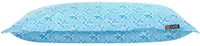 Babzsák 140x180 cm Xl (világoskék) (pöttyökkel). 1009270