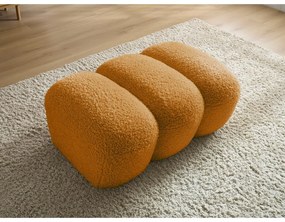 Mustársárga buklé lábtartó Hippolyte – Bobochic Paris