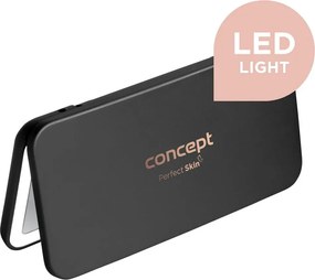 Concept KZ2020 - PERFECT SKIN LED kozmetikai tükör, 1,5W/5V, 300 mAh, fekete